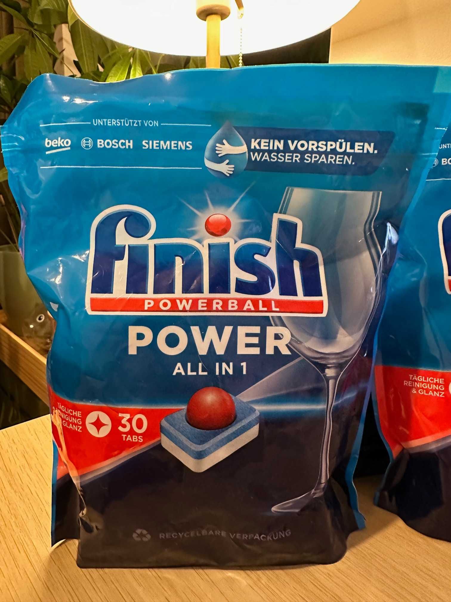 Kapsułki FINISH Power 3 in 1 30 sztuk Chemia z Niemiec