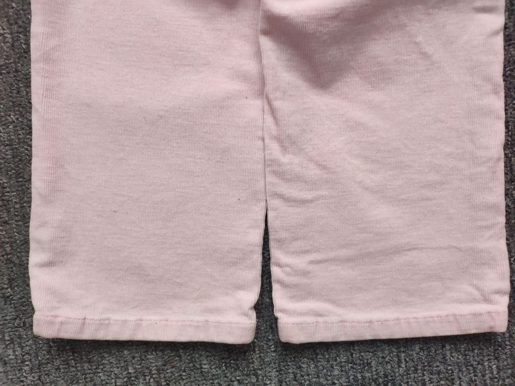 Spodnie sztruks * Claire * różowe * 92