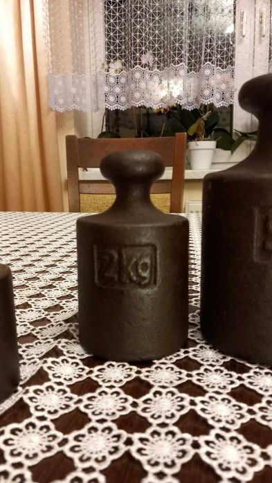 Stare odważniki żeliwne 0,5;1; 2;3;5;10kg odważnik żeliwny