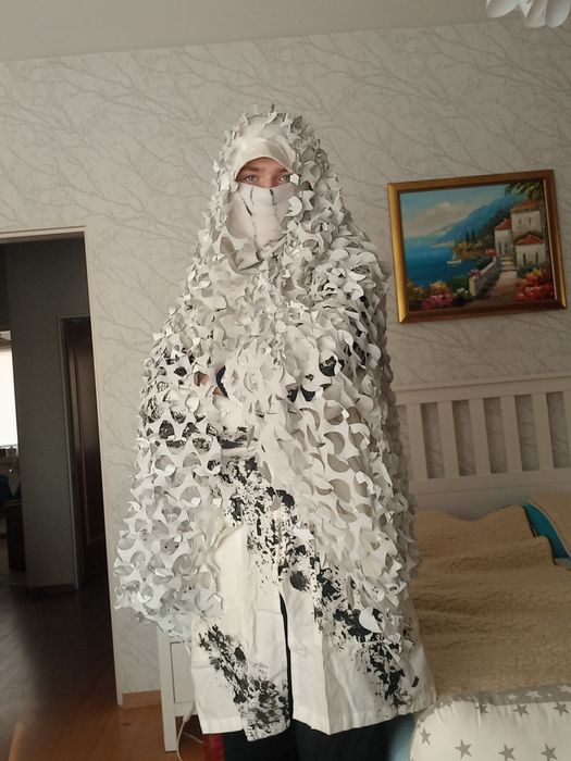 Maskałat Ghillie śnieżny