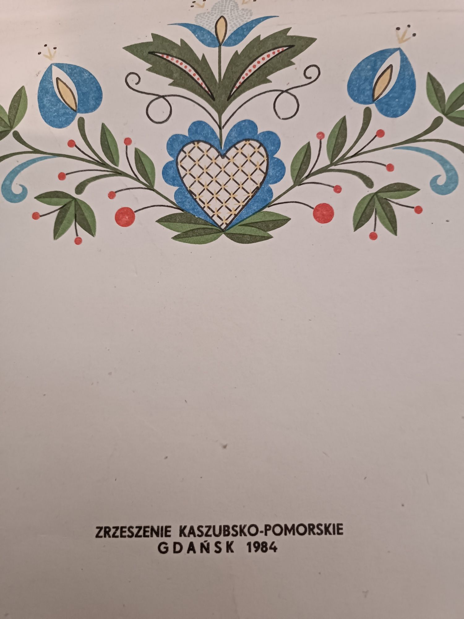 Wzory Haftu Kaszubskiego Leonarda Brzezińskiego 1984 r
