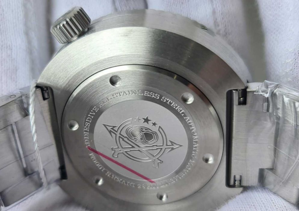 Чоловічий годинник Addiesdive Automatic 46мм 1000м Sapphire Diver's Bl