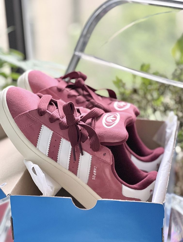 Кросівки кеди Adidas Campus 00s Pink адідас Кампус рожеві замшеві