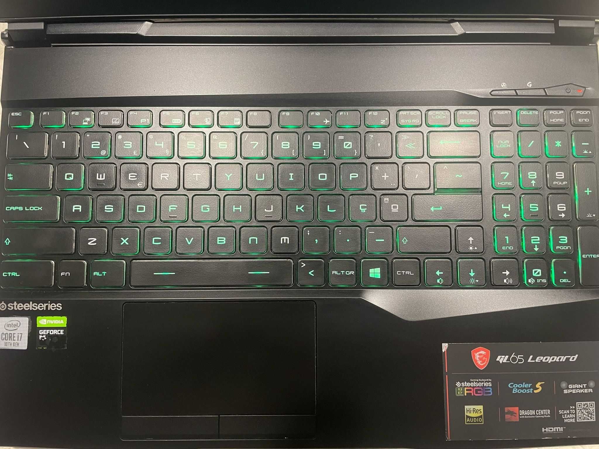 Portátil Gaming MSI GL65 Leopard 10SFK / i7-10750H / RTX 2070