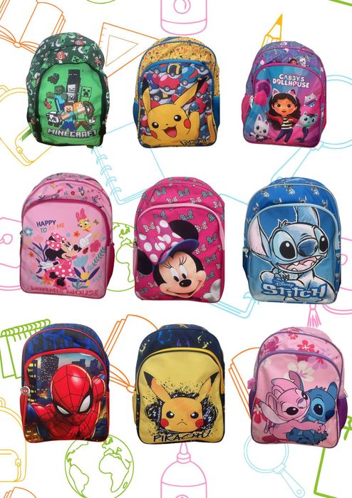 Mochila escolar - vários modelos