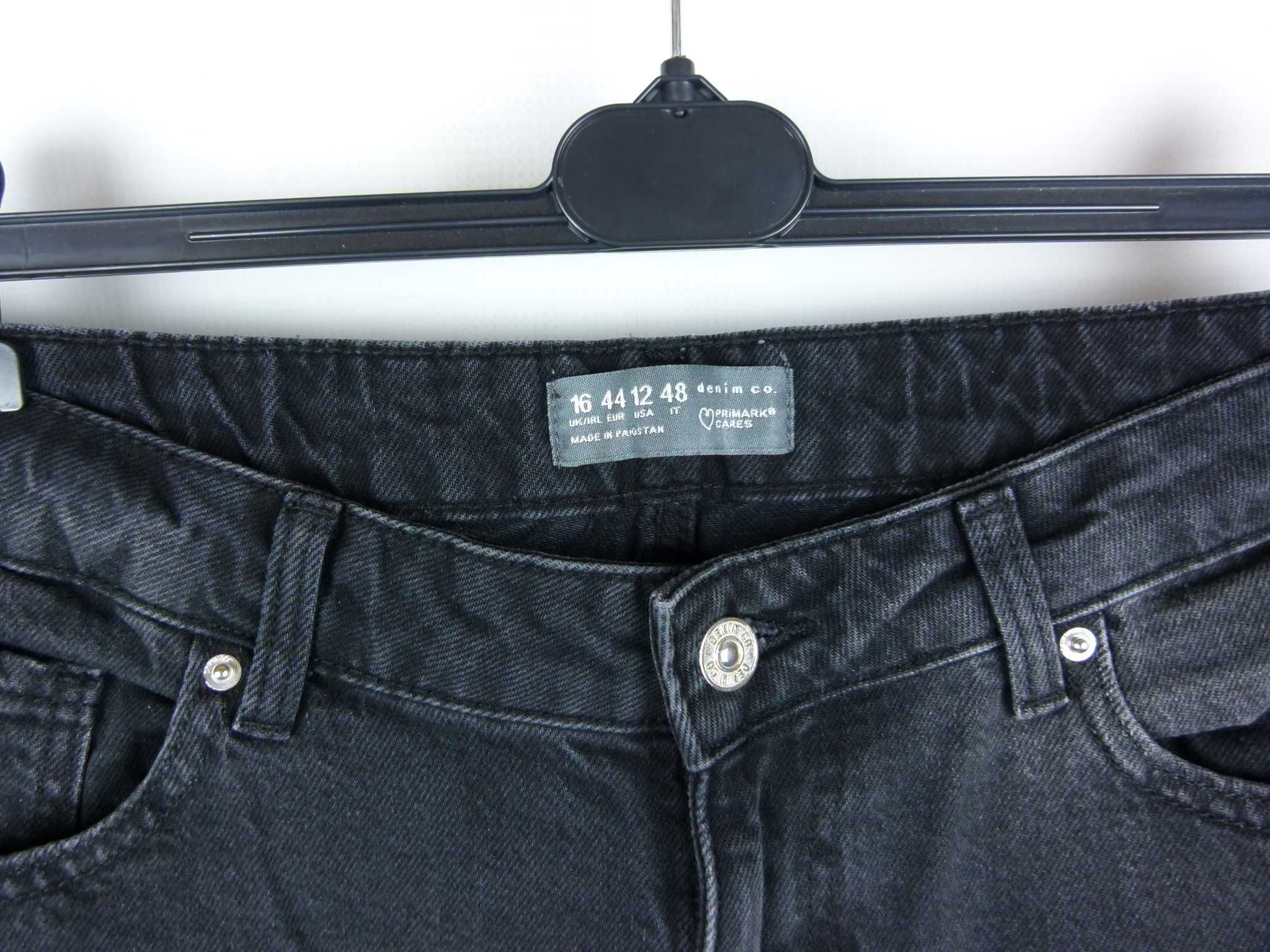 Denim Co Primark Cares jeans dziury wysoki stan 16 / 44