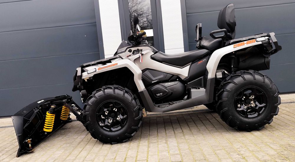 Can-Am Outlander 650 MAX XT, pług ALPINE, 1376km, 2016r, DOPOSAŻONY!