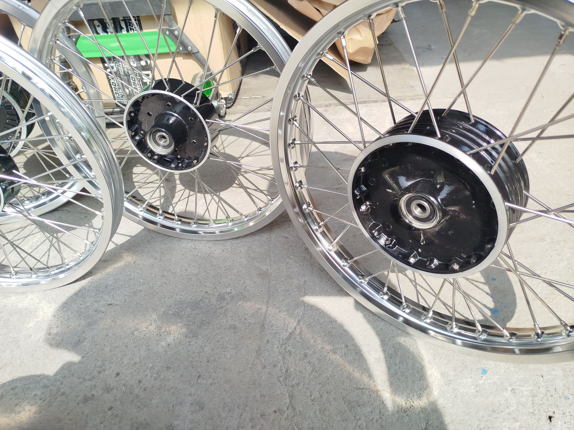Koła mz 125 150 mz 251 250 etz nierdzewne szprychy