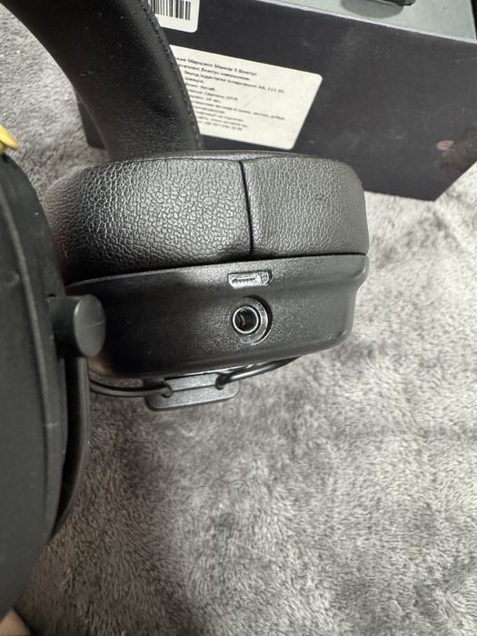 Навушники Marshall Major III 3 bluetooth+cable 3,5mm black