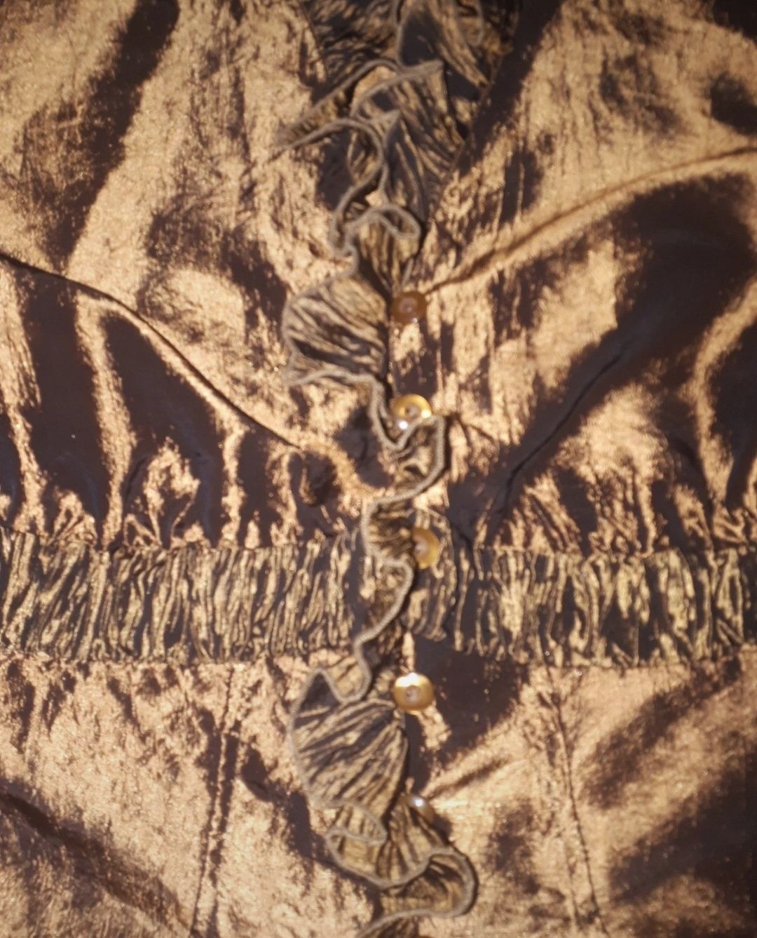 Piękny złoty żakiet unikat vintage