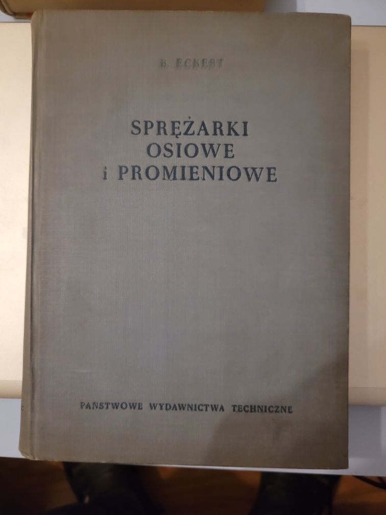 Sprężarki osiowe I promieniowe.  B. ECKERT.