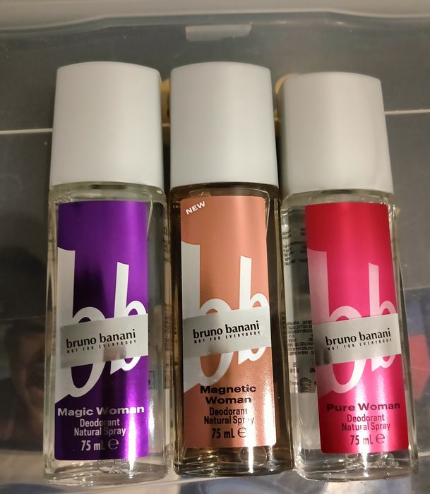 Dezodorant w naturalnym sprayu Bruno Banani damskienowe