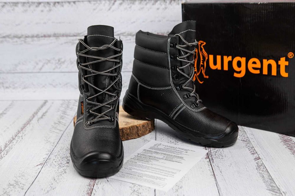 Рабочие ботинки утепленные зимние Польша спецобувь рабочая теплая