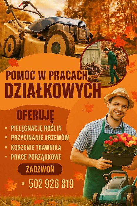 Jesienne Usługi Ogrodnicze – Kraków i okolice – Wolne terminy!