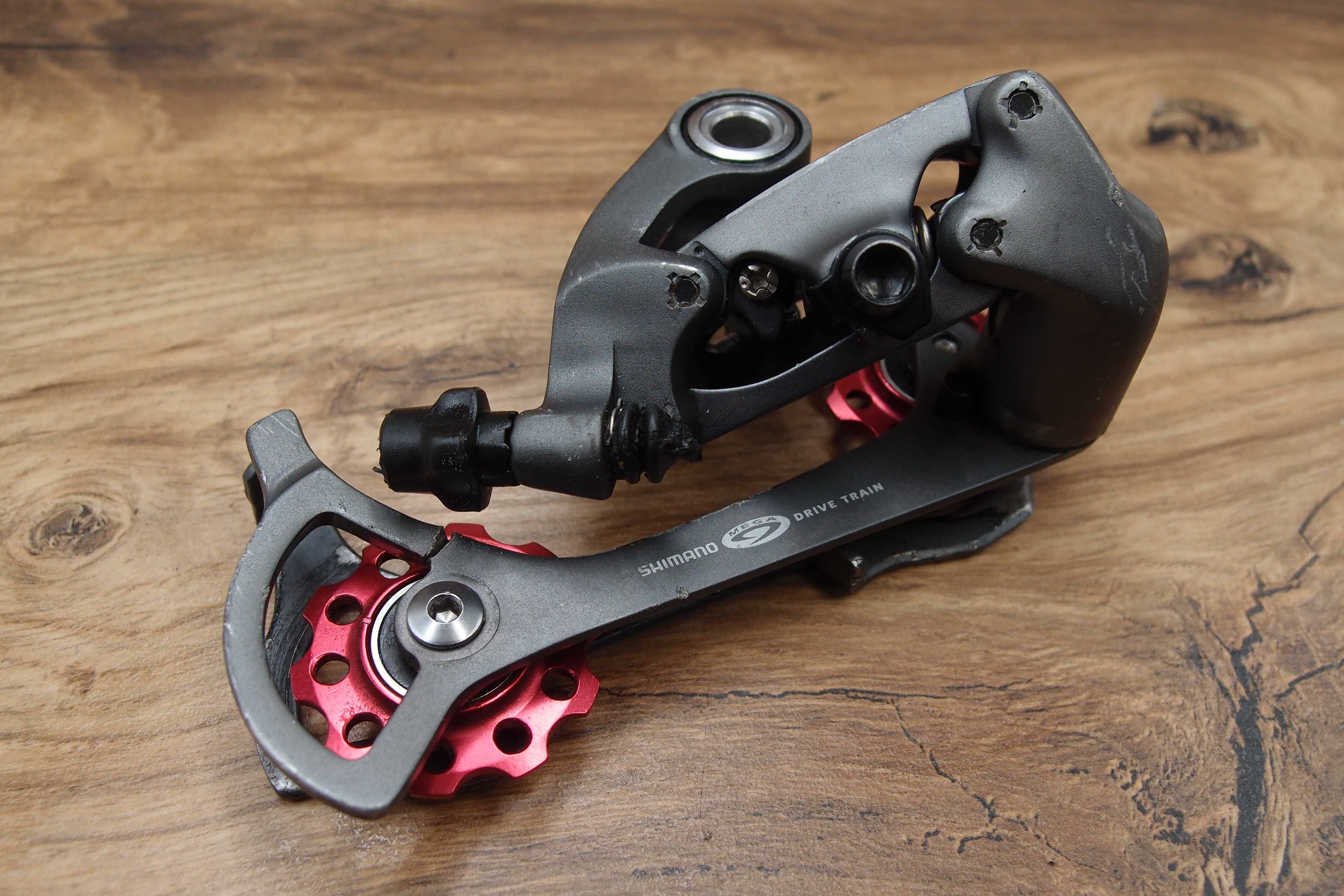 tylna przerzutka Shimano XTR RD-M952 długi wózek 9 rzędów