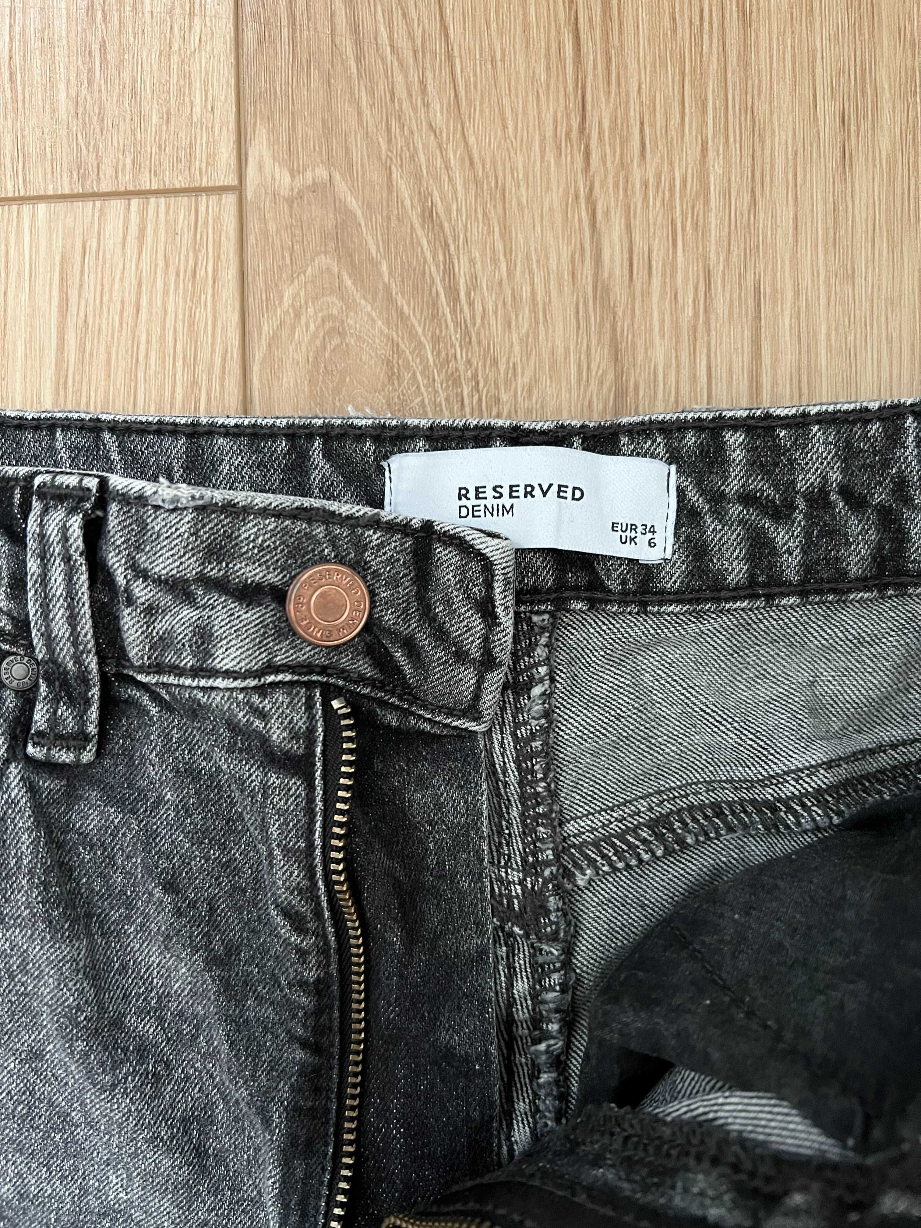 Reserved spodnie jeans mom fit rozm. 34