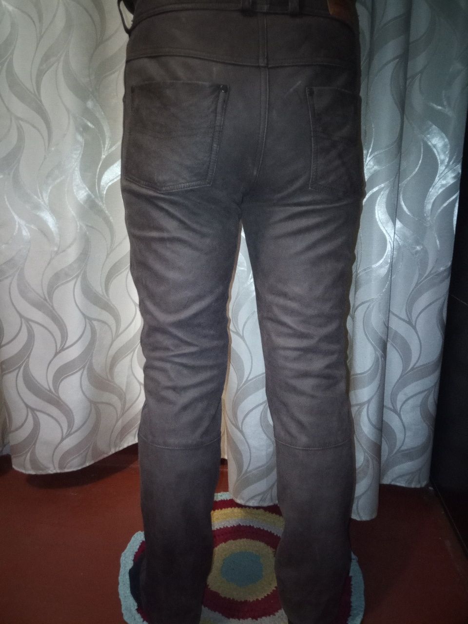 кожаные джинсы cromwell