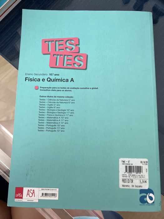 Testes Fisica e Quimica