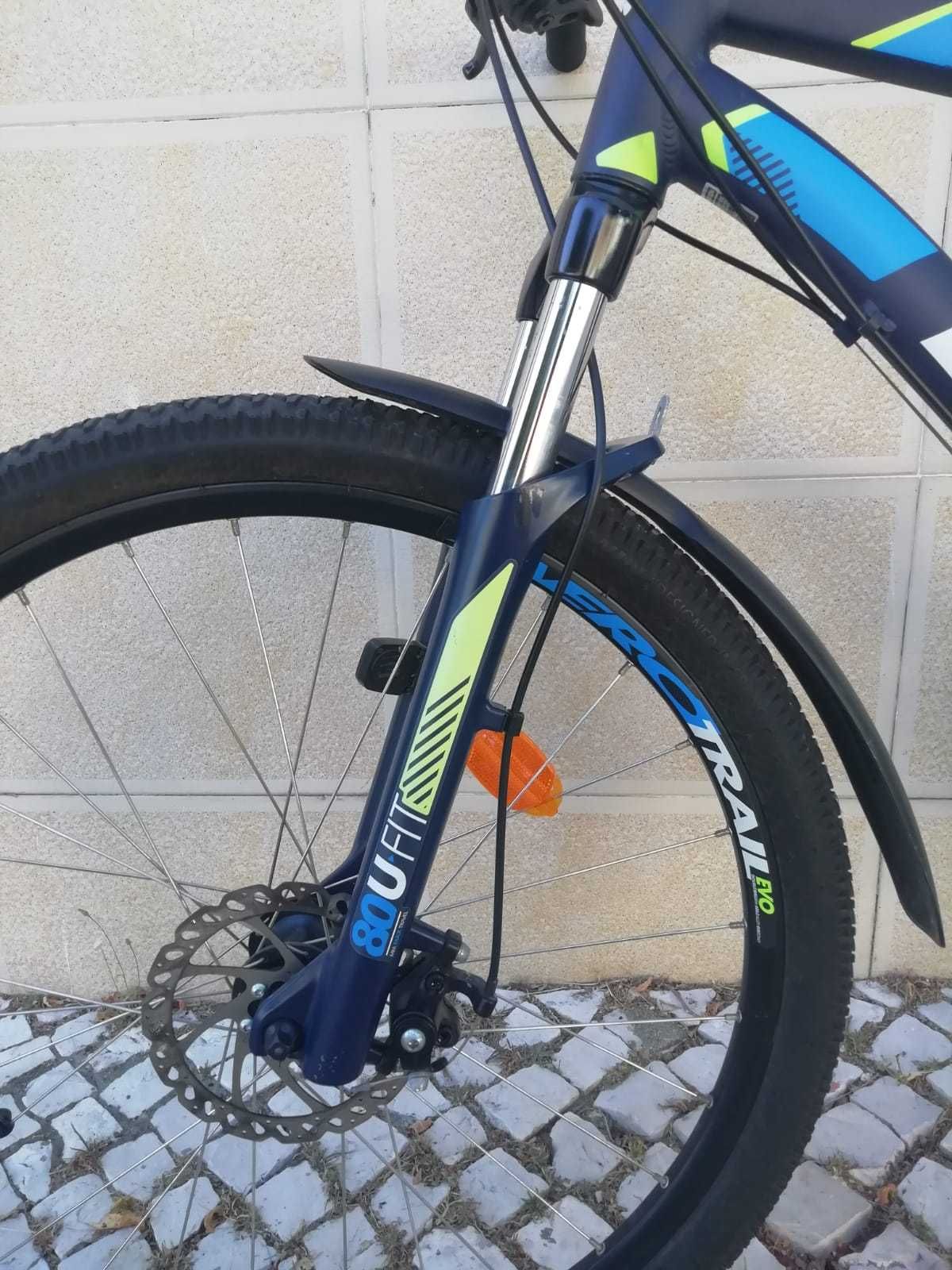 Bicicleta Rockrider 520 L 27.5" Mountain Bike - Navy Blue