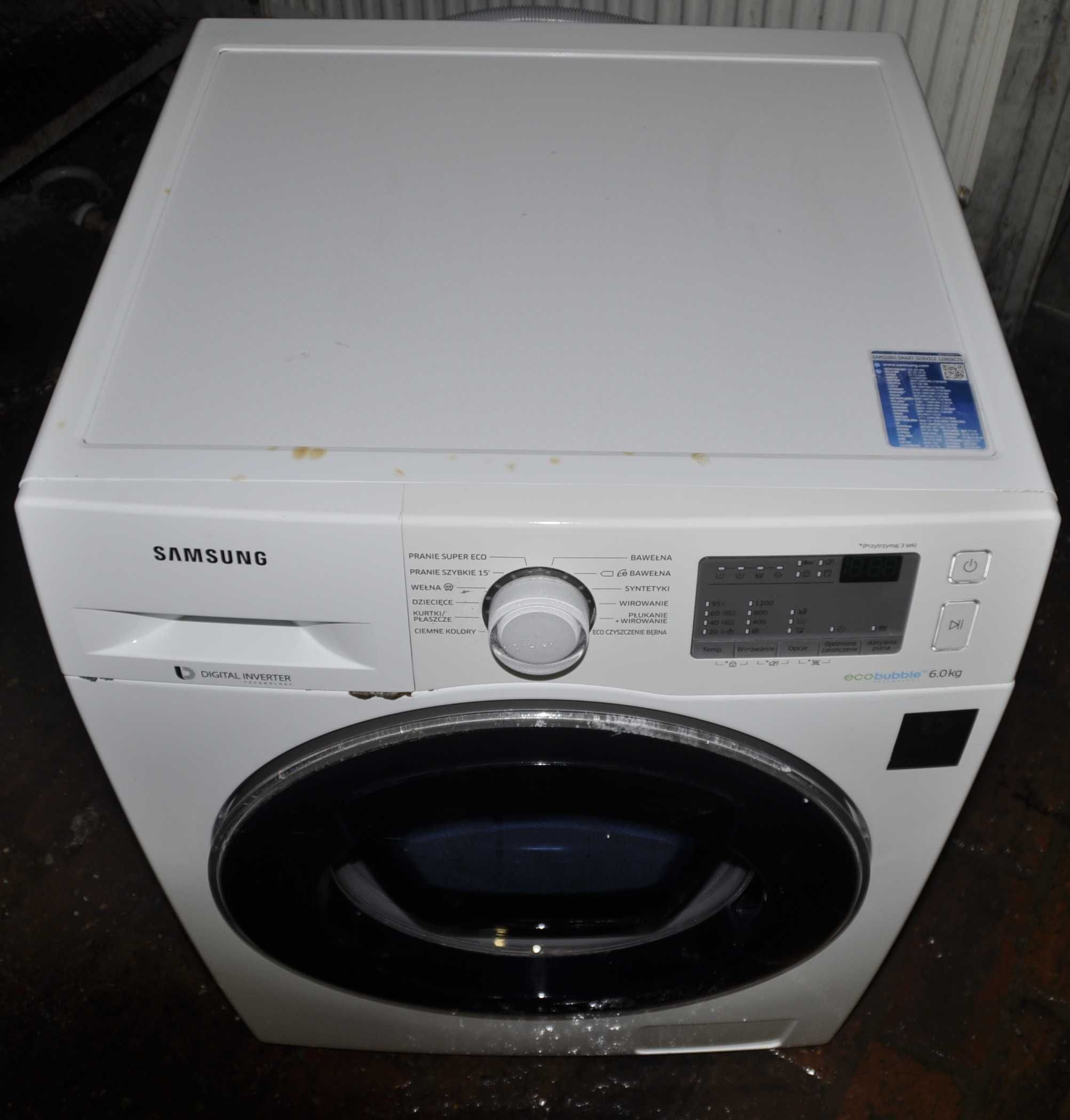 PRALKI PRALKA ecobubble samsung 7 kg gwarancja inverter gratis
