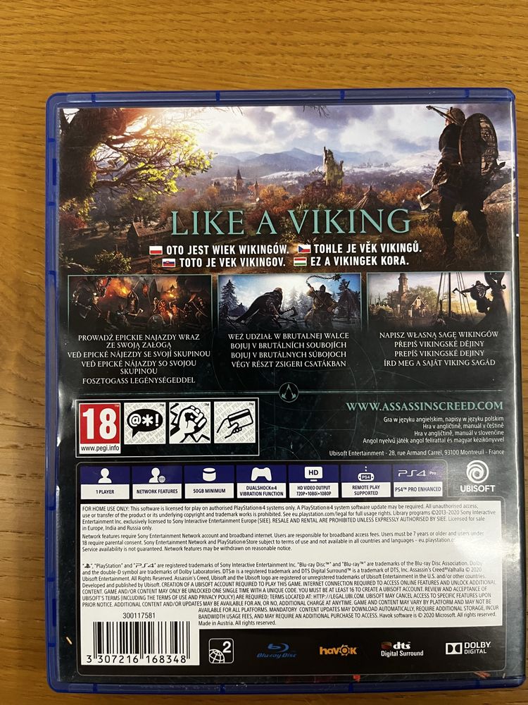Assasins Creed Valhalla PS4