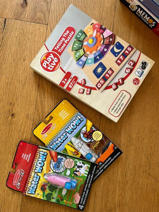 Mega paczka zestaw gier i puzzli dla dziecka