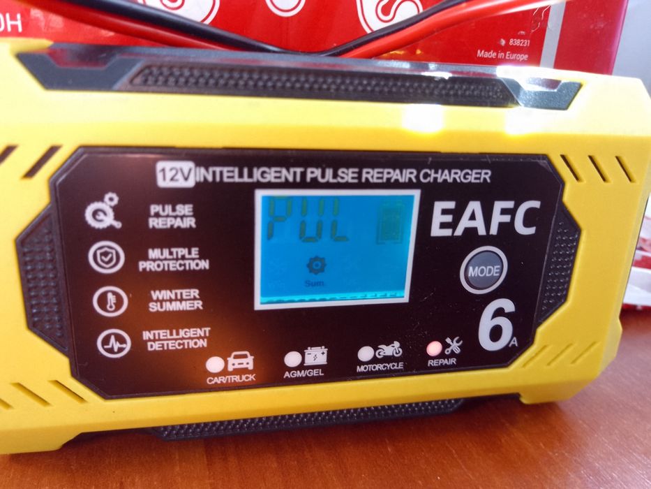 Авто Зарядка кислотного акумулятора 12 в 6 а EAFC