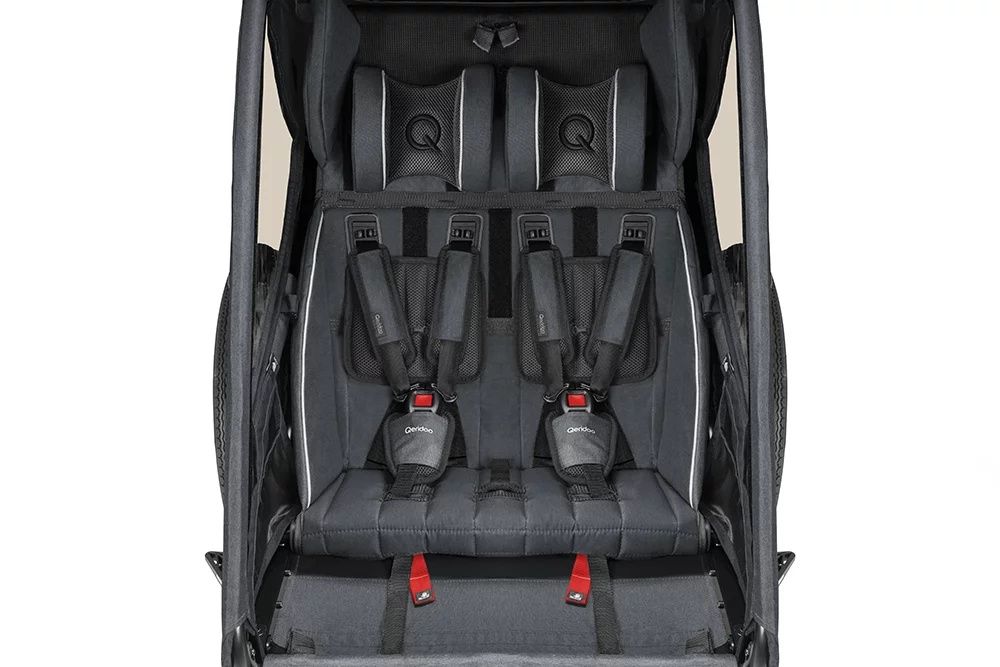 Qeridoo Kidgoo 2 Navy Blue wózek przyczepka rowerowa
