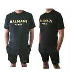 Balmain Komplet dresowy męski Spodenki + Koszulka
