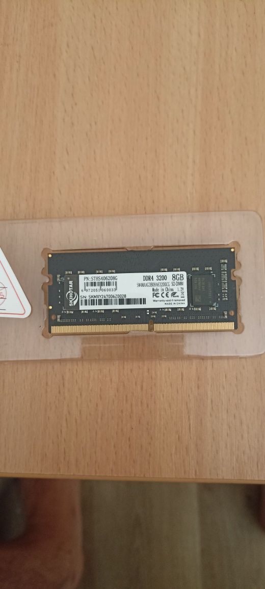 Память ОЗУ для ноут бука ddr 4 8gb 3200