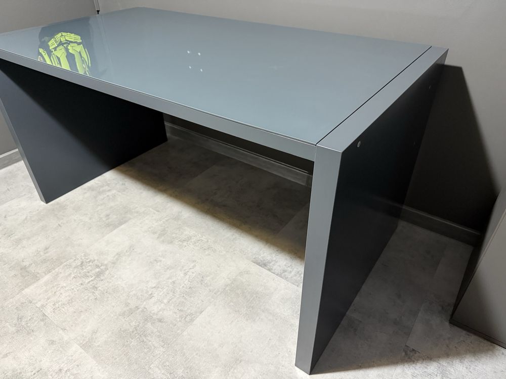 Biurko 160x80 cm kolor Antracyt