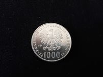 moneta srebrna 1000 zł za 90 zł , 200 złotowe do negocjacji