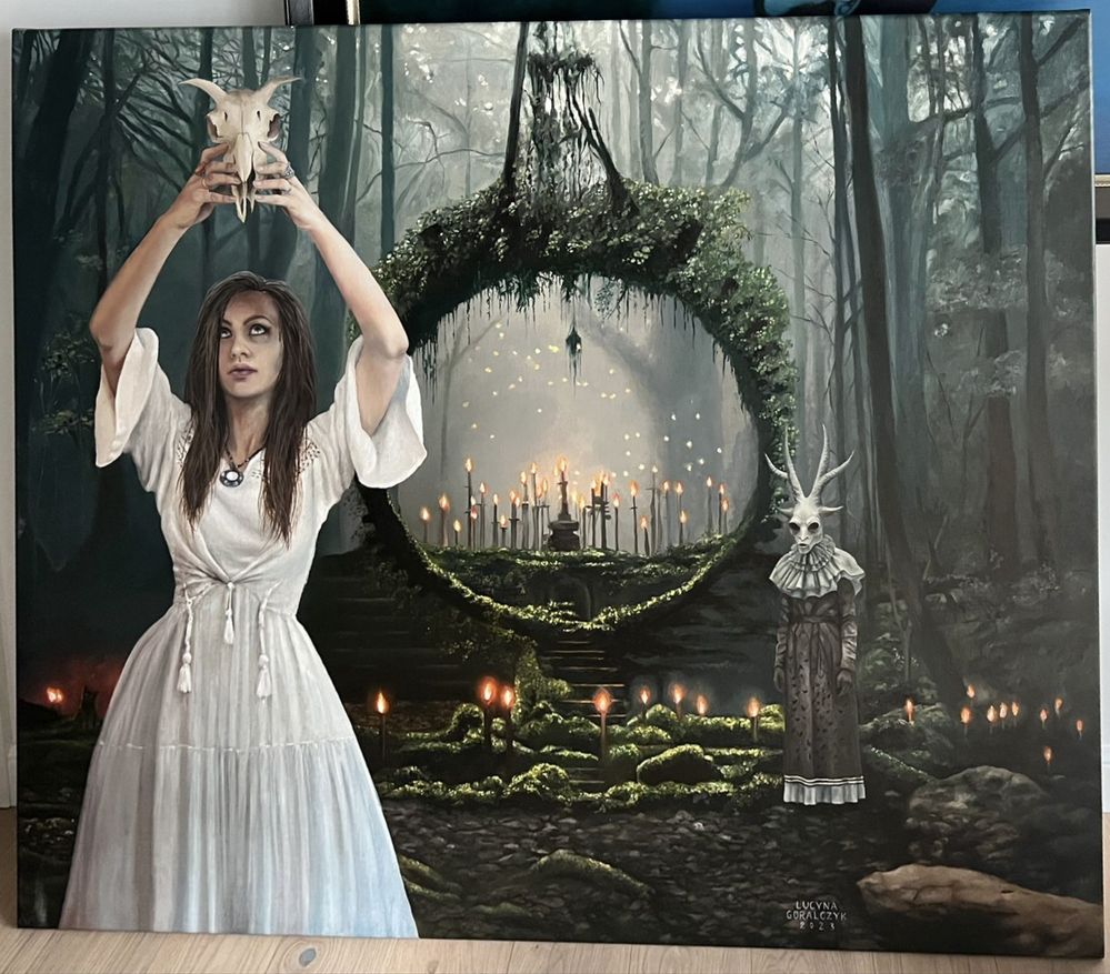 Lucyna Góralczyk - Misterium [olej na plotnie]