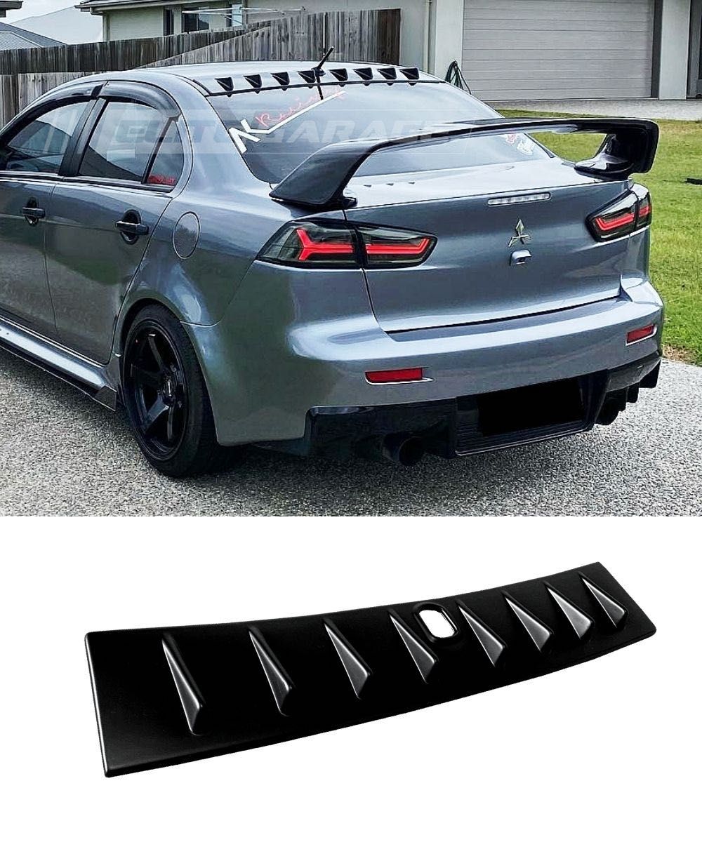 Бленда спойлер накладка на стекло Mitsubishi Lancer X козырек лансер