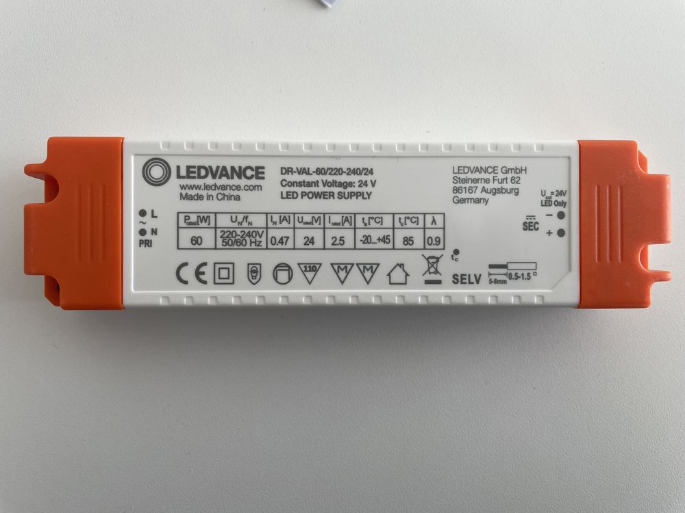 Zasilacz LED Ledvance 60 W 220 - 240 V 24 V