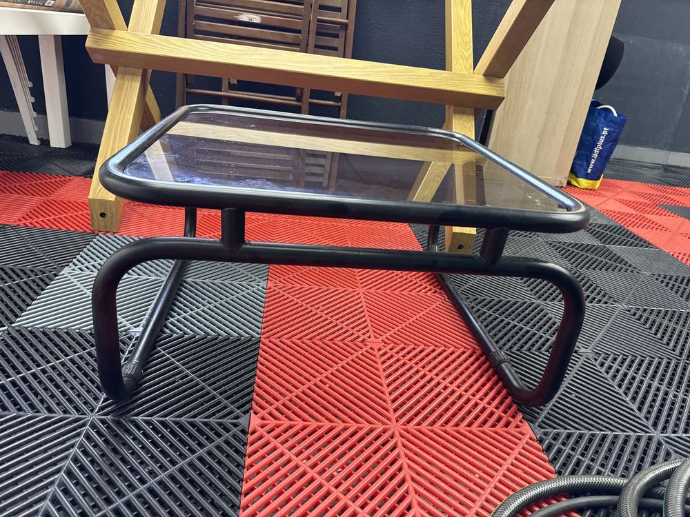 Mesa vintage ferro e vidro