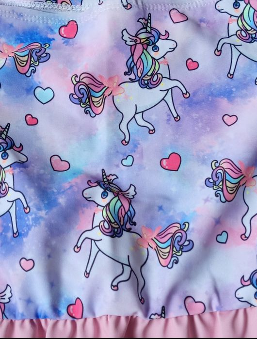 3 częściowy strój kąpielowy, strój kąpielowy dla dziewczynki, 4 lata