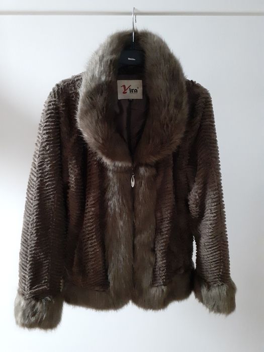 Futerko sztuczne, jasny brąz XL