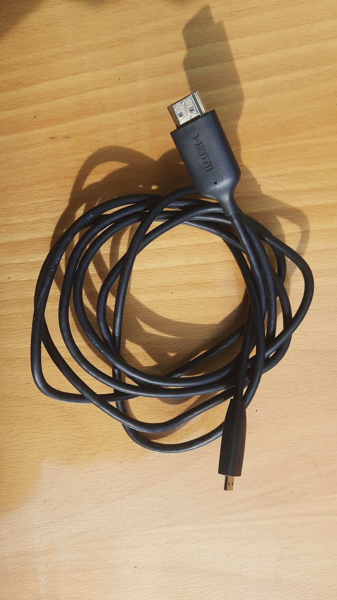 Кабель Belkin HDMI- HDMI micro,High Speed 2 м Black-Gold (F3Y031)