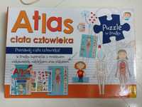 Atlas człowieka puzzle plus album