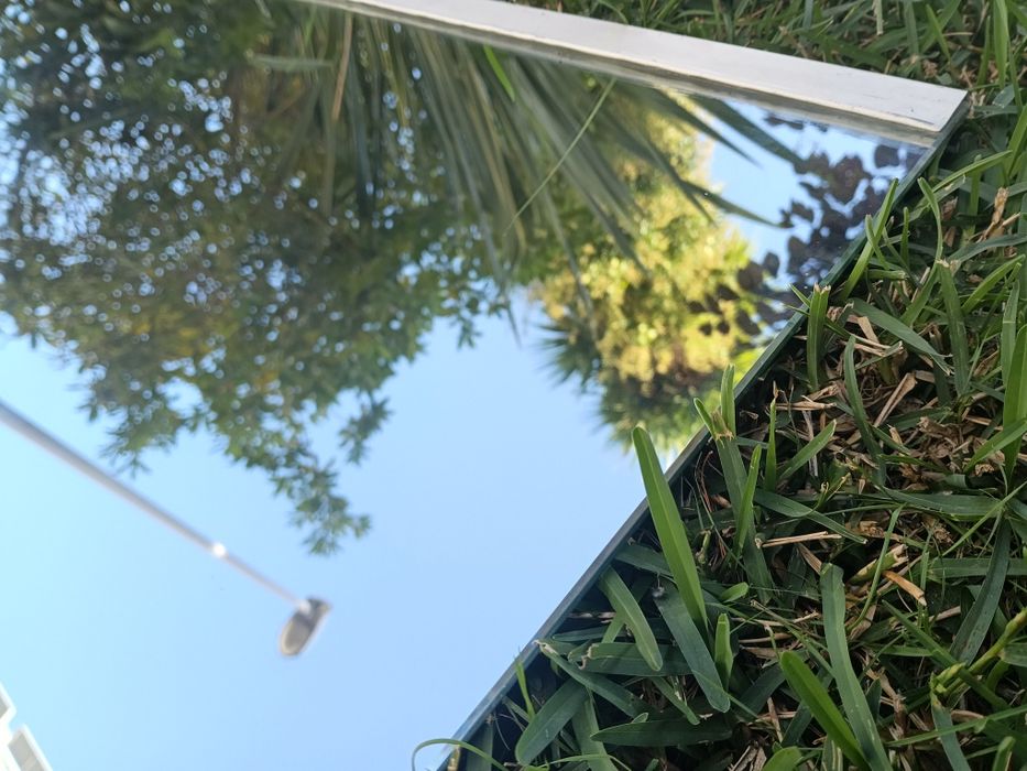 Grande Espelho com barra em alumínio , aplicação e aplicação 150/90cm