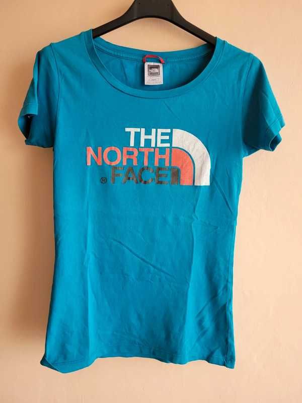 Niebieski T-shirt The North Face roz. XS