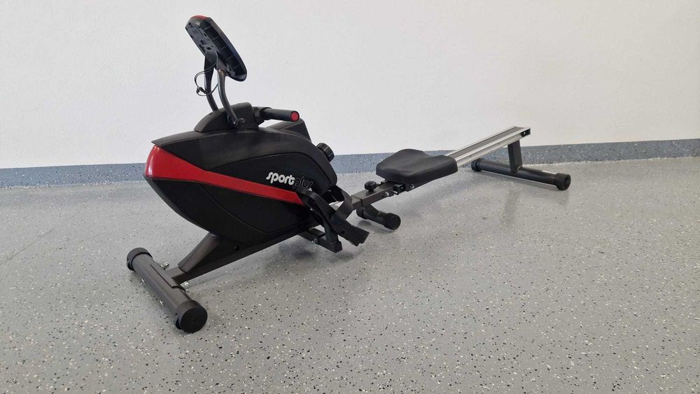 Wioślarz magnetyczny składany Ergometr cichy SportPlus SP-MR-008