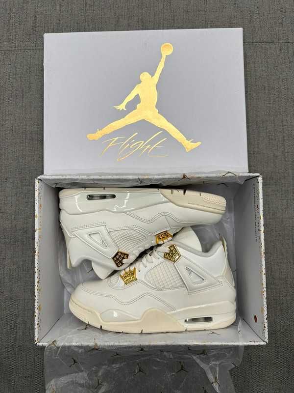 Jordan 4 Retro Metallic Gold R.43