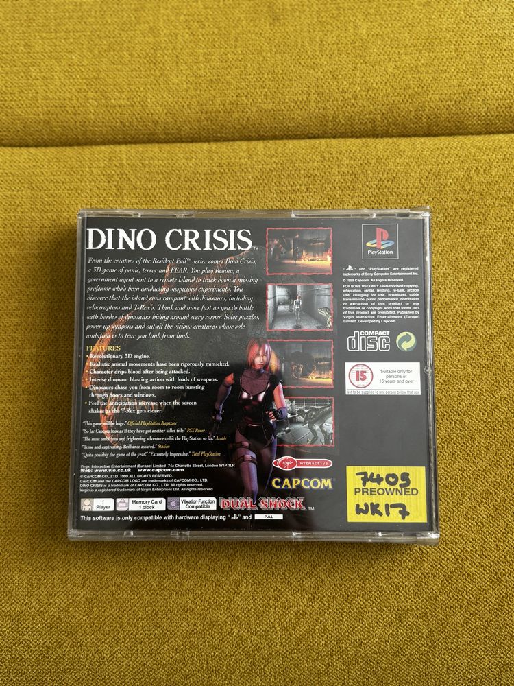 Gra Ps1 Dino Crisis