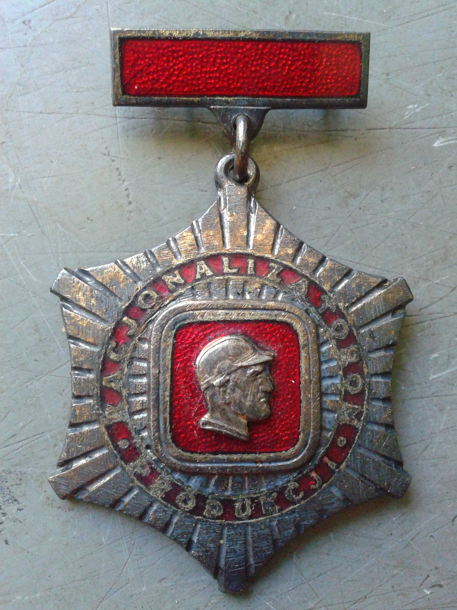 medal PRL racjonalizatorom produkcji z etui tania wysylka