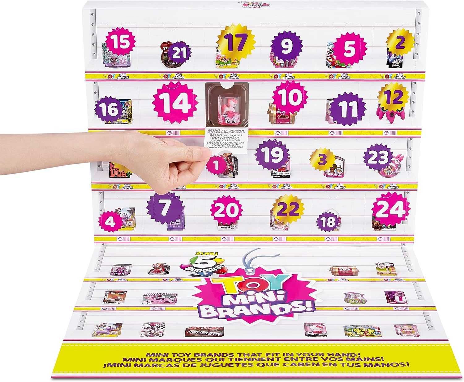 Адвент календарь 24 фигурки мини игрушки Mini Brands Advent Calendar