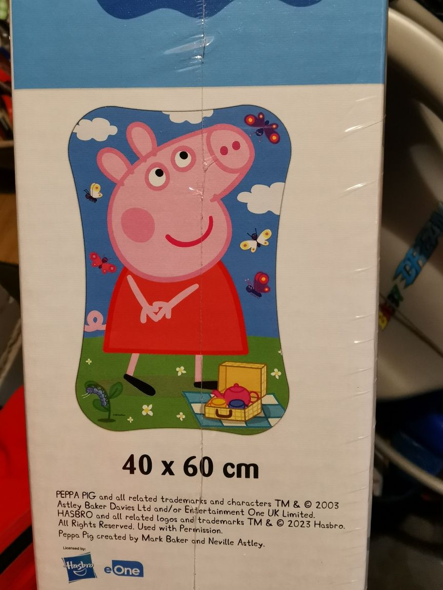 Puzzle Świnka Peppa gigant 12 elementów nowe w folii