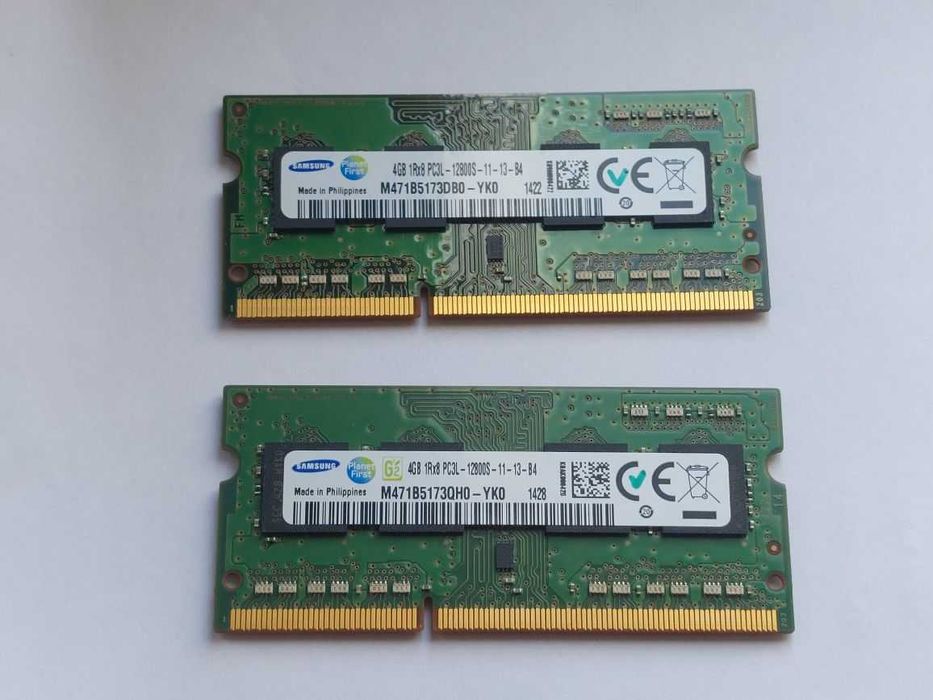 8 Gb RAM (2x 4 Gb) PC3L-12800 (DDR3L/1600)