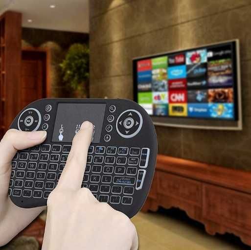 Mini klawiatura bezprzewodowa  SMART TV Podświetlenie LED
